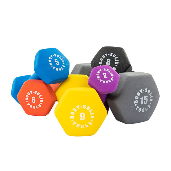 Body-Solid Tools Neoprenel Dumbbells