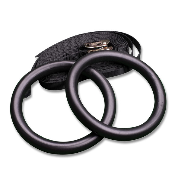 Tubular Steel Rings with Straps