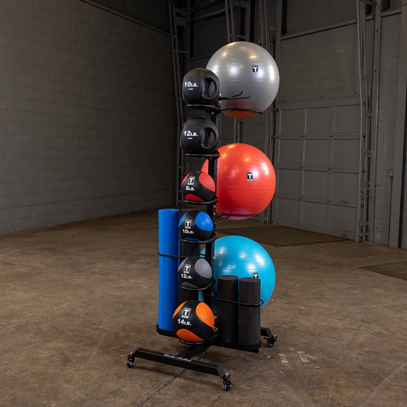 Body-Solid Mobile Multi Accessory Rack