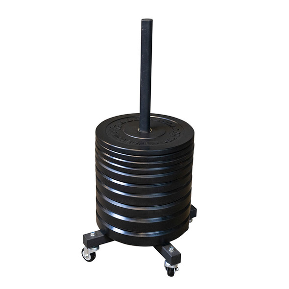 Body-Solid Mobile Vertical Bumper Plate Tree