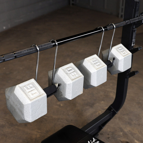 Dumbbell Spotter Hooks