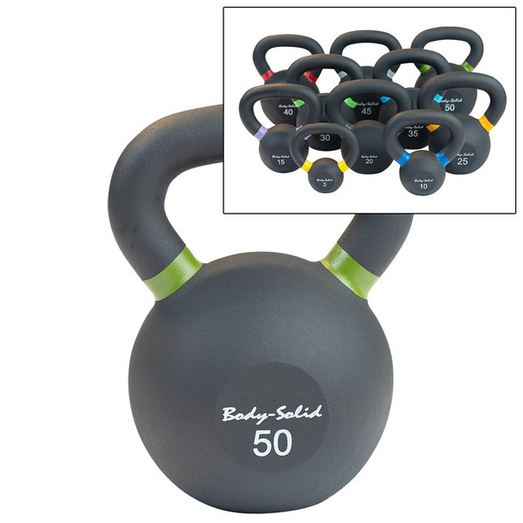 Body-Solid Powder Coat Kettlebells