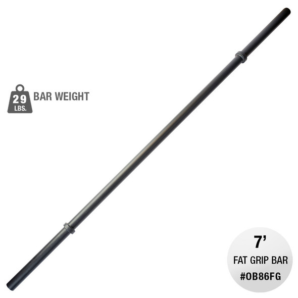 Olympic 7' Bar, Fat Grip