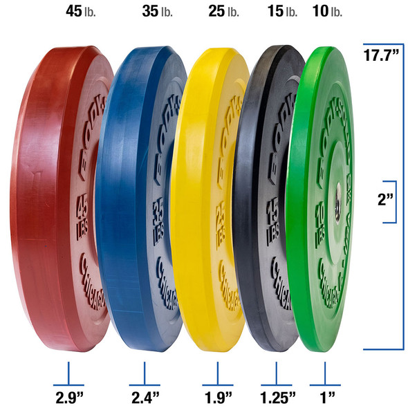 Body-Solid Extreme Color Bumper Plates