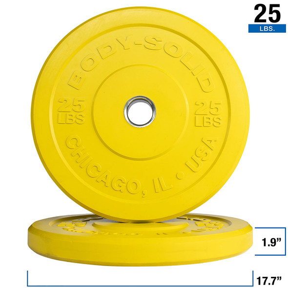 Body-Solid Extreme Color Bumper Plates