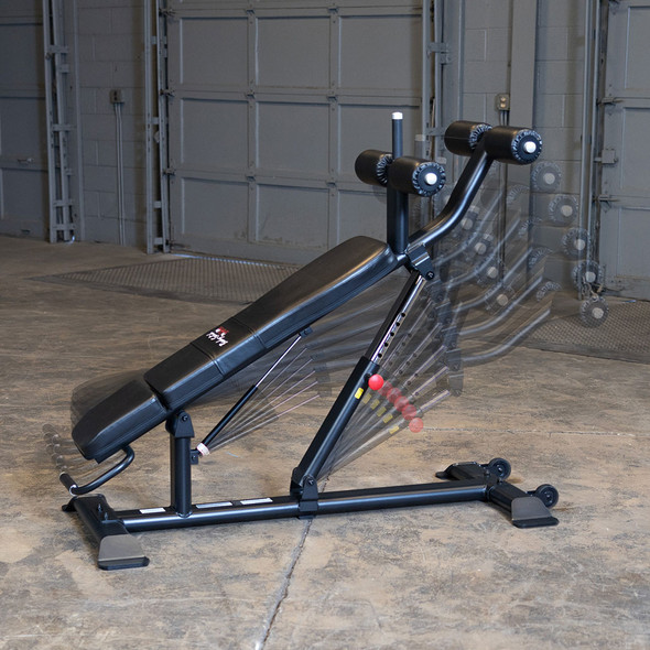 Pro ClubLine Ab Bench, Black Finish