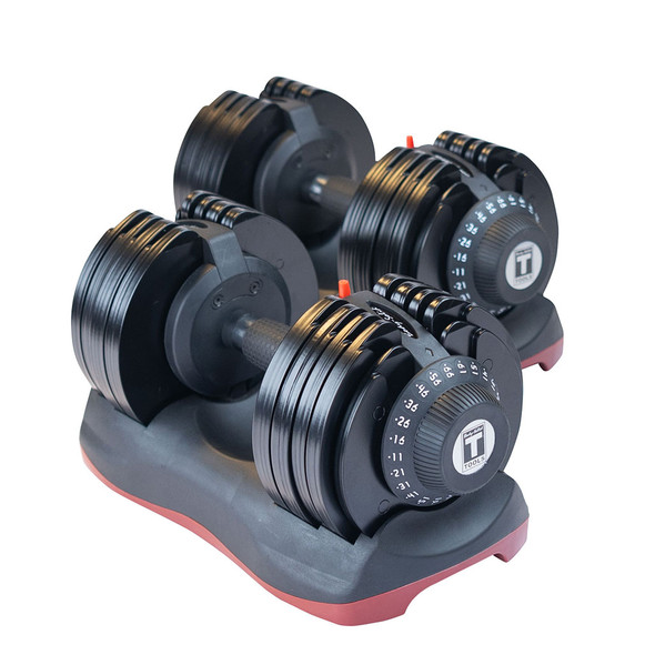 Adjustable Dumbbell Set, 11 lb. to 66 lb.