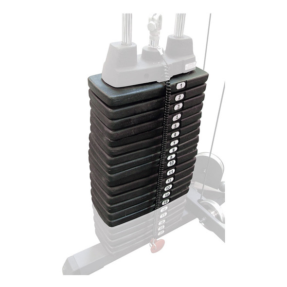 150 lb. Selectorized Weight Stack Upgrade, Plates Only