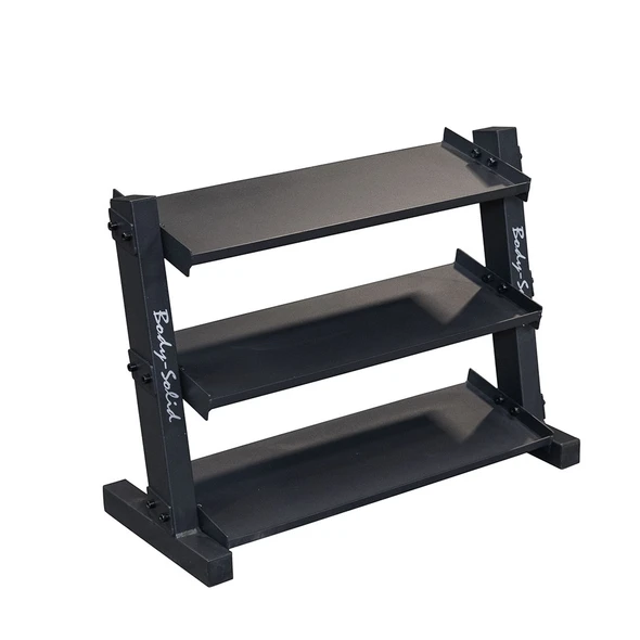 Body-Solid Vinyl and Neoprene Dumbbell Rack